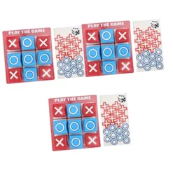 Alasum 3 Sets Chess Travel Toys For Kids Puzzle Toys Family Travel Board Game Children Interactive Toy Plastic Parent-Child Coffee Table Toe Toys For Kids Boys Game Dice