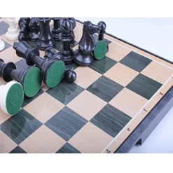 New Chessex Chess Set Magnetic Travel Folding Board Portable Educational Toys Gifts For Kids And Teens Suitable Chess Gift (Color : Medium) -Classic Board Game Shop 51GQGvXhB7L