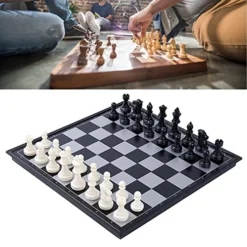 Magnetic Chess Set, 13inch International Chess Kit Folding Chessboard Practical Interesting Magnetic Travel Chess Set For Entertainment, Portable Travel Educational Learning Toys Gifts -Classic Board Game Shop 51GXv0pxjEL