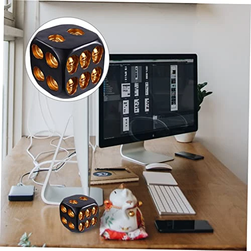 Alasum Skull Dice Ornaments Home Decoration Black Decor Teaching Dice Bar Dice Game Casino Dice Set Skull Dice Toy Party Presents Home Party Dice Desktop Display Sock 4 Alasum Skull Dice Ornaments Home Decoration Black Decor Teaching Dice Bar Dice Game Casino Dice Set Skull Dice Toy Party Presents Home Party Dice Desktop Display Sock - Image 4