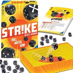 Ravensburger Strike - Classic Dice Game For Kids And Adults - Roll. Match. Win! -Classic Board Game Shop 51HzjXawRLL. AC