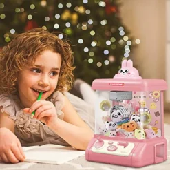 Mersuii Claw Machine For Kids, Mini Vending Machines Arcade Candy Capsule Claw Game Prizes Toy With Sounds And Music Mini Arcade Game Indoor Toy For Boy Girl Gift Ideas -Classic Board Game Shop 51IqIajyoyL