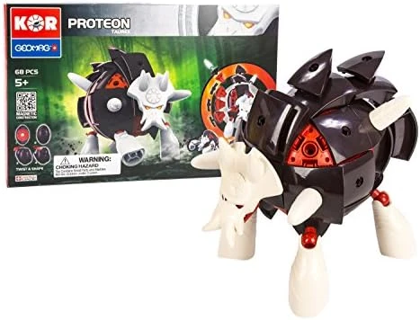 Geomag Kor Proteon Blatta Transformer – 68 Piece Creative Magnet Playset Toy – Swiss Made – Part Of Geomag’s World Famous Award Winning Product Line – Intermediate Level – Ages 5 And Up 8 Geomag Kor Proteon Blatta Transformer – 68 Piece Creative Magnet Playset Toy – Swiss Made – Part Of Geomag’s World Famous Award Winning Product Line – Intermediate Level – Ages 5 And Up - Image 8