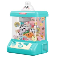 Mersuii Claw Machine For Kids, Mini Vending Machines Arcade Candy Capsule Claw Game Prizes Toy With Sounds And Music Mini Arcade Game Indoor Toy For Boy Girl Gift Ideas