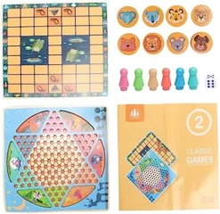 SAFIGLE 2 Sets Chess Flying Toy Kids Travel Toys Wooden Toys For Infants China 2 In 1 Flight Ladder Parent-Child Toy Wooden Beads Chinese Chess Game Set Chess Playing Game Ludo Travel -Classic Board Game Shop 51LuGZ1E3pL. AC