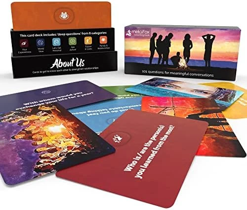 MetaFox About Us Conversation Starters | 101 Getting To Know You Questions | Fun And Deep Conversation Cards Game For Friends, Family, Teammates (English) 8 MetaFox About Us Conversation Starters | 101 Getting To Know You Questions | Fun And Deep Conversation Cards Game For Friends, Family, Teammates (English) - Image 8