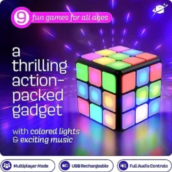 GameNext【Upgraded Game Activity Cube 9 Fun Brain Memory Games Cool Toys For Boys And Girls Christmas/Birthday Gifts For Ages 6-12+ Year Old Kids Tweens Teens Best Boy Girl Toy Gift Ideas
