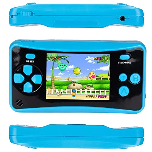 Portable Handheld Games For Kids 2.5" LCD Screen Game TV Output Arcade Gaming Player System Built In 182 Classic Retro Video Games Birthday For Your Boys Girls (Blue) 4 Portable Handheld Games For Kids 2.5" LCD Screen Game TV Output Arcade Gaming Player System Built In 182 Classic Retro Video Games Birthday For Your Boys Girls (Blue) - Image 4