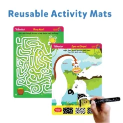 Skillmatics Educational Game - Boredom Buster, Reusable Activity Mats With Dry Erase Marker, Gifts, Travel Toy, Ages 3 To 6 -Classic Board Game Shop 51N4rjDcdiL