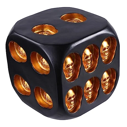 Alasum Skull Dice Ornaments Home Decoration Black Decor Teaching Dice Bar Dice Game Casino Dice Set Skull Dice Toy Party Presents Home Party Dice Desktop Display Sock 1 Alasum Skull Dice Ornaments Home Decoration Black Decor Teaching Dice Bar Dice Game Casino Dice Set Skull Dice Toy Party Presents Home Party Dice Desktop Display Sock