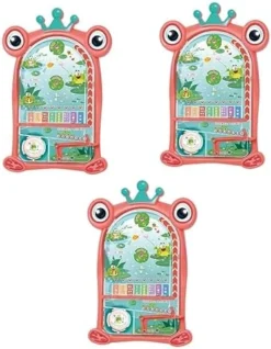 SAFIGLE 2 Pcs Fun Pinball Machine Kids Mini Toys Animals Toys Educational Toys Cartoon Pinball Machine Child Table Game Desktop Game Toy Desktop Travel Pink Gift Abs Mini Toy -Classic Board Game Shop 51Qgd3f7thL. AC