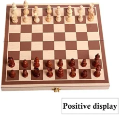 Chess, Chess Set For Adults Kids Magnetic Folding And Internal Storage, Brown Thick Wooden Chess, Portable Toy For Children And Young People, Puzzle/Gift -Classic Board Game Shop 51Qtj7OHJUL
