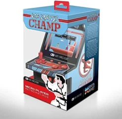 My Arcade Karate Champ Micro Player Arcade Machine: Fully Playable, 6.75 Inch Collectible, Color Display, Speaker, Volume Buttons, Headphone Jack - Electronic Games -Classic Board Game Shop 51RxUQziJxS. AC