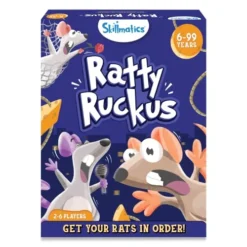 Skillmatics Ratty Ruckus - Fun Family Card Game Of Chaotic Rats, Perfect For Game Night, Gifts For Ages 6 And Up
