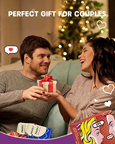 200+ Cool And Fun Conversation Card Game For Couples - Question & Challenge Cards For Date Night Adventures - Conversation Starter For Adults, Anniversary & Valentines Day Gift 2 200+ Cool And Fun Conversation Card Game For Couples - Question & Challenge Cards For Date Night Adventures - Conversation Starter For Adults, Anniversary & Valentines Day Gift - Image 2