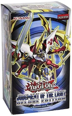 Yu-Gi-Oh! Trading Cards Judgement Of Light: Deluxe Edition Box | 9 Booster Packs | Genuine Cards, Multicolor
