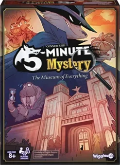 5-Minute Mystery By Wiggles 3D | A Real-Time, Co-Operative Mystery Game! | Fast-Paced Board Game | For Families, Ages 8 & Up | 1-6 Players