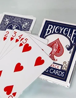 Bicycle Rider Back Playing Cards,12 Count (Pack Of 1) & Mexican Train Dominoes Set Tile Board Game In Aluminum Carry Case With Colorful Trains For Family Game Night, For Adults And Kids Ages 8 And Up -Classic Board Game Shop 51V6zmxWibS