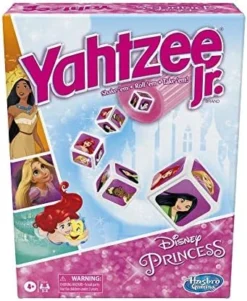 Hasbro Gaming Yahtzee Jr.: Disney Princess Edition Board Game For Kids Ages 4 And Up, For 2-4 Players, Counting And Matching Game For Preschoolers (Amazon Exclusive) -Classic Board Game Shop 51WWCM J8bL. AC