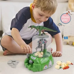 Mini Claw Machine Arcade Game | Dinosaur Toys Candy Grabber & Prize Dispenser Vending Machine Toy For Kids, With Music | Birthday & Christmas Gifts For Boys & Girls 3-10 Year Old -Classic Board Game Shop 51Xe6hq2teL