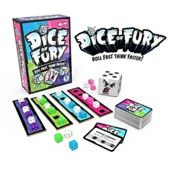 Educational Insights Dice Of Fury Fast Paced Family Dice Game, Toy Gift For Boys & Girls, Teens & Adults, Ages 7-99