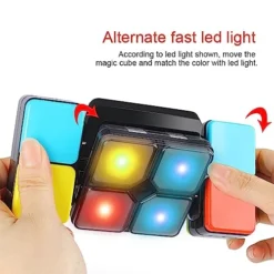 Milageto Electronic Cube Memory Game LED Flashing Cube Memory Game Light Up Memory Game For Kids -Classic Board Game Shop 51Z5zn1TnTL 1