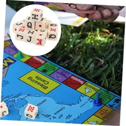 Alasum Liars Poker 45 Pcs Poker Dice Liars Dice Portable Dice And Chips Set Liars Dice Prop Birthday Party Games Acrylic Chipset Dice Game Alphabet Toys -Classic Board Game Shop 51ZeFOPEOiL