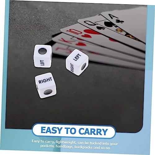 HOLIDYOYO Dice Game Chip 2 Sets Game Dice For Women Classic Center Right Dice Game Dice Set Right Left Center Game Dice Cool Gadgets For Teens Dice Games For Dice Games For Families Chip 2 HOLIDYOYO Dice Game Chip 2 Sets Game Dice For Women Classic Center Right Dice Game Dice Set Right Left Center Game Dice Cool Gadgets For Teens Dice Games For Dice Games For Families Chip - Image 2