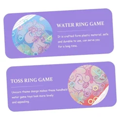 KOMBIUDA Kids Toys 20 Pcs Travel Retro Handheld Game Road Games Pastime Water Bag B Fillers Ring Bubble Toss For Trip Family Party Kids Favors Arcade Style Outdoor Toys -Classic Board Game Shop 51ZuIhZ2jFL