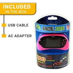 Handheld Portable Digital Screen 200 Preloaded Games , 2.7” Color Display Pink -Classic Board Game Shop 51a6Nt1HMPL