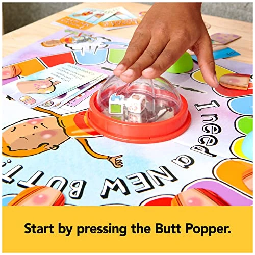 I Need A New Butt! The Game, Based On The Book With Butt Popper And Butt Cheek Tiles Fun Game For Family Game Night, For Kids Ages 5 And Up 3 I Need A New Butt! The Game, Based On The Book With Butt Popper And Butt Cheek Tiles Fun Game For Family Game Night, For Kids Ages 5 And Up - Image 3