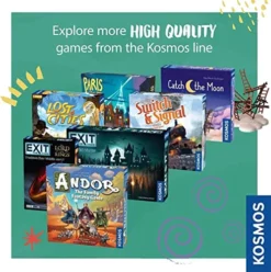 Thames & Kosmos Exit: The Forgotten Island | Exit: The Game - A Kosmos Game | Family-Friendly, Card-Based At-Home Escape Room Experience For 1 To 4 Players, Ages 12+ -Classic Board Game Shop 51bt8ovxk4L