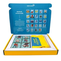 Upbounders- Musical Crossroads - Memory Matching Game For Toddlers - 24 Playing Card Pairs - Sweet Music Game Kids - Piano Singing - Ages 3+