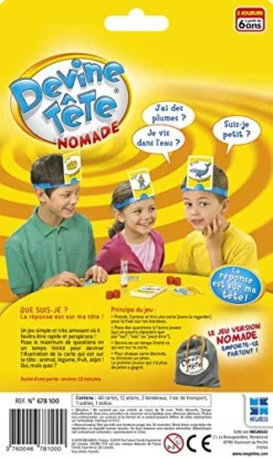 Megableu - 678100 - Jeu De Voyage - Devine Tête Nomade -Classic Board Game Shop 51cOa3O9n6L