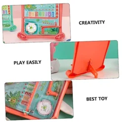 SAFIGLE 2 Pcs Fun Pinball Machine Kids Mini Toys Animals Toys Educational Toys Cartoon Pinball Machine Child Table Game Desktop Game Toy Desktop Travel Pink Gift Abs Mini Toy -Classic Board Game Shop 51dMF6b2vxL