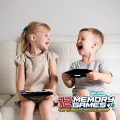 ICore Flashing Genius Brain Games Teaser, Electronic Memory & Brain Game | 12-in-1 Handheld Game For Kids | STEM Toy For Kids Boys & Girls 1 Or 8 Players | Fun Gift Toy For Kids Ages 8-12 Years Old -Classic Board Game Shop 51dnCEMweQL