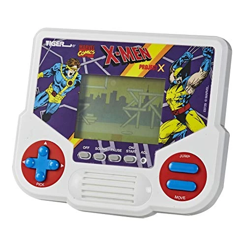 Hasbro Gaming Tiger Electronics Marvel X-Men Project X Electronic LCD Video Game, Retro-Inspired 1-Player Handheld Game, Ages 8 And Up 3 Hasbro Gaming Tiger Electronics Marvel X-Men Project X Electronic LCD Video Game, Retro-Inspired 1-Player Handheld Game, Ages 8 And Up - Image 3
