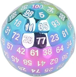 SOFW D100 Number Dice, Wear Resistant 2.0in Diameter Game Toys Heavy Duty Polyhedral Random Metal D100 Dice With Bag For Over 14 Years Old (Brass Color) 14 SOFW D100 Number Dice, Wear Resistant 2.0in Diameter Game Toys Heavy Duty Polyhedral Random Metal D100 Dice With Bag For Over 14 Years Old (Brass Color) -Classic Board Game Shop 51eJMDnWJ2L. AC