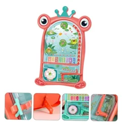 SAFIGLE 2 Pcs Fun Pinball Machine Kids Mini Toys Animals Toys Educational Toys Cartoon Pinball Machine Child Table Game Desktop Game Toy Desktop Travel Pink Gift Abs Mini Toy -Classic Board Game Shop 51ei19zD4uL