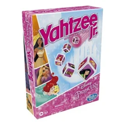 Hasbro Gaming Yahtzee Jr.: Disney Princess Edition Board Game For Kids Ages 4 And Up, For 2-4 Players, Counting And Matching Game For Preschoolers (Amazon Exclusive) -Classic Board Game Shop 51fJMv3apzL