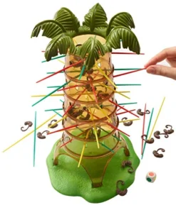 Mattel Games Tumblin’ Sloths By Tumblin’ Monkeys, Kids Game With Sloth Theme, Makes A Great Gift For 5 Year Olds And Up