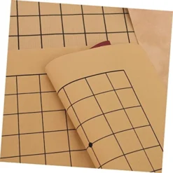 Alasum 12 Pcs Go Board Kids Travel Toys Travel Set Mini Toys For Kids Foldable Chessboards Classic Leather Travel Chess Set Go Chessboard Board Games Portable Go Board Child Dual Purpose -Classic Board Game Shop 51gpkPPcAdL