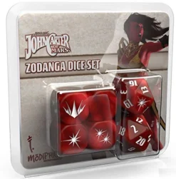 Modiphius John Carter Of Mars: Zodanga Dice Set (Set Of 6 Custom Dice)