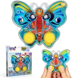 YoYa Toys Mermaid Butterfly Water Ring Toss Handheld Game - Water Games For Kids Handheld With Underwater Princess, Classic-Style Retro Water Game, Portable & Travel-Friendly Handheld Games For Kids -Classic Board Game Shop 51ii ppxllL. AC