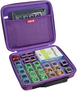 Hermitshell Hard Travel Case For ThinkFun Circuit Logic Game And STEM Toy (Case For Gravity Maze, Purple) -Classic Board Game Shop 51irqT9R4hL. AC 1