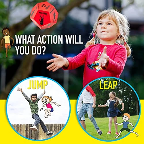 Covelico Kids Exercise Equipment - Exercise Dice - Kids Outdoor Toys, Obstacle Course For Kids For Fun Kids Outdoor Activities. Kids Indoor Play Equipment & Gymnastics Equipment For Kids 2 Covelico Kids Exercise Equipment - Exercise Dice - Kids Outdoor Toys, Obstacle Course For Kids For Fun Kids Outdoor Activities. Kids Indoor Play Equipment & Gymnastics Equipment For Kids - Image 2