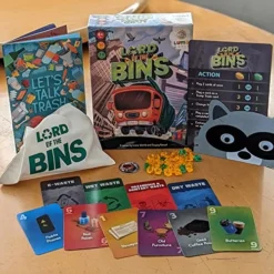 Lord Of The Bins Dedicated Deck Family Strategy Card Game To Learn Sustainability, Waste Segregation, Protecting The Environment, Eco-Friendly, 30 Mins, 2 To 6 Players -Classic Board Game Shop 51kgM9TxZJL