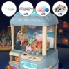 Fancyes Claw Machine Arcade Game With 20 Capsule, Arcade Candy Capsule Claw Game Prizes Toy, Blue 40 Dolls