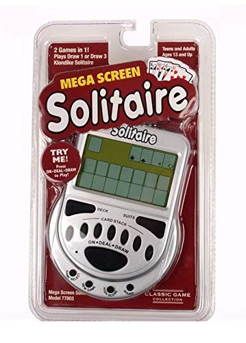 Handheld Games For Adults Gift Pack- Includes Mega Screen Solitaire Handheld Game And 7 In 1 Electronic Poker Games 3 Handheld Games For Adults Gift Pack- Includes Mega Screen Solitaire Handheld Game And 7 In 1 Electronic Poker Games - Image 3