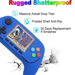 EJEFF AILINDI 16 Bit Handheld Games Kids Toys For Kids 3.0'' Large Screen Preloaded 788 HD Classic Retro Video Games USB Rechargeable Seniors Electronic Game Player Birthday Xmas Present(Blue 8718) -Classic Board Game Shop 51n5HiM46fL
